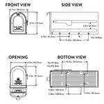 Architectural MB1 Post Mount Mailbox