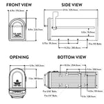 Architectural Chadwick Post Mount Mailbox