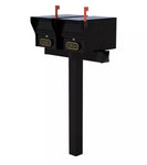 Whitehall Duo Mount MailVault Mailbox (2 Mailboxes, Alt Duo Mount Post with MailVault Hardware)