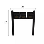 Whitehall Triple Mount MailVault Mailbox Rack with Pyramid Caps (3 Mailboxes, Tri-Mount Rack with MailVault Hardware)