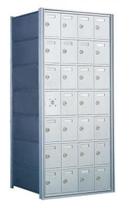 7 Doors High x 4 Doors (27 Tenants) 1600 Front-Load Private Distribution Mailbox