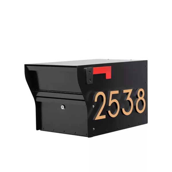 Whitehall MailVault Streetside Locking Mailbox with Stand-Off Numbers