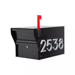 Whitehall MailVault Streetside Locking Mailbox with Stand-Off Numbers