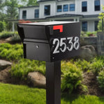 Whitehall MailVault Streetside Locking Mailbox with Stand-Off Numbers