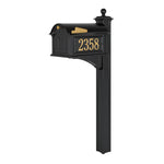 Whitehall Balmoral Mailbox, Side Plaques & Post Package (No Monogram)