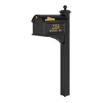 Whitehall Balmoral Mailbox, Side Plaques & Post Package (No Monogram)