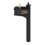 Whitehall Balmoral Mailbox, Side Plaques & Post Package (No Monogram)