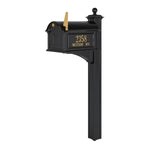 Whitehall Balmoral Mailbox, Side Plaques & Post Package (No Monogram)