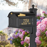 Whitehall Balmoral Mailbox, Side Plaques & Post Package (No Monogram)
