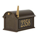 Whitehall Balmoral Mailbox, Side Plaques & Post Package (No Monogram)