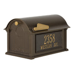 Whitehall Balmoral Mailbox, Side Plaques & Post Package (No Monogram)
