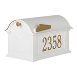 Whitehall Balmoral Mailbox, Side Plaques & Post Package (No Monogram)