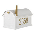 Whitehall Balmoral Mailbox, Side Plaques & Post Package (No Monogram)
