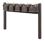 Balmoral Quint Mount Mailbox Set with Personalized Door Medallions & Cap Finials – Available in Black, Bronze, and White