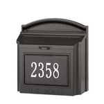 Whitehall Custom Wall Mount Mailbox with Removable Locking Insert