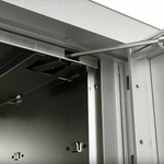 Florence 4C Mailbox Extra Large Trash/Recycling Bin - Front Loading - 13 Doors High - Surface Mounted - Private Access