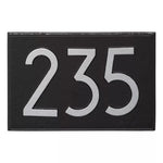 Whitehall Modern Personalized Wall Mailbox Plaque