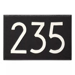 Whitehall Modern Personalized Wall Mailbox Plaque