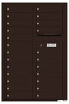 Versatile Front Loading Commercial Mailbox with 24 Tenant Compartments and Outgoing Mail Slot - Double Column - Private Access