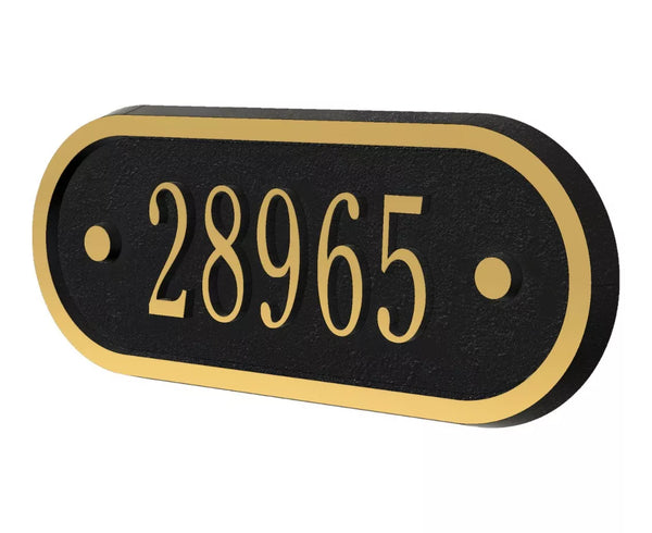 Whitehall MailVault Mailbox Magnetic Door Plaque, 1-line