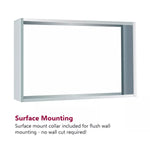 4 Compartment Surface Mount Vertical Mailboxes - Anodized Aluminum