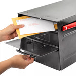 Architectural Oasis Eclipse Locking Post Mount Mailbox