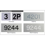 Florence 4C Mailbox Extra Large Trash/Recycling Bin - Front Loading - 13 Doors High - Surface Mounted - Private Access