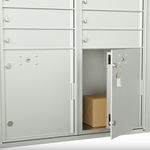 Versatile Front Loading Commercial Mailbox with 15 Tenant Doors and 3 Parcel Lockers