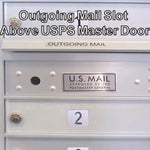 Florence 4C Mailbox Hopper Collection Drop Box - Front Loading - Max Height - Surface Mounted - Private Access