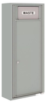 Florence 4C Mailbox Trash/Recycling Bin - Front Loading - 11 Doors High - Surface Mounted - Private Access