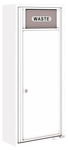 Florence 4C Mailbox Large Trash/Recycling Bin - Front Loading - 12 Doors High - Surface Mounted - Private Access