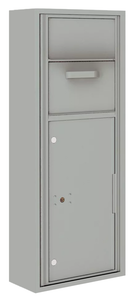 Florence 4C Mailbox Hopper Collection Drop Box - Front Loading - 12 Doors High - Surface Mounted - Private Access