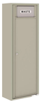 Florence 4C Mailbox Extra Large Trash/Recycling Bin - Front Loading - 13 Doors High - Surface Mounted - Private Access