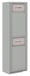 Florence 4C Mailbox Medium Trash/Recycling Bin - Front Loading - 14 Doors High - Surface Mounted - Private Access