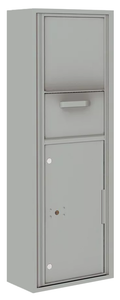 Florence 4C Mailbox Hopper Collection Drop Box - Front Loading - 14 Doors High - Surface Mounted - Private Access