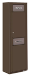Florence 4C Mailbox Large Trash/Recycling Bin - Front Loading - Surface Mounted - Private Access