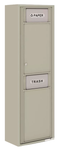 Florence 4C Mailbox Large Trash/Recycling Bin - Front Loading - Surface Mounted - Private Access
