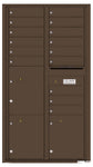 Versatile Front Loading Commercial Mailbox with 15 Tenant Doors and 3 Parcel Lockers