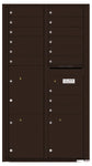 Versatile Front Loading Commercial Mailbox with 15 Tenant Doors and 3 Parcel Lockers