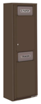 Florence 4C Mailbox Extra Large Trash/Recycling Bin - Front Loading - Max Height - Surface Mounted - Private Access