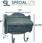 SHF-1001 - Floral Horizontal Residential Mailbox