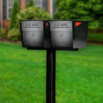 Ultimate High Security Locking Double Mailbox Package