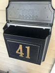 Whitehall Custom Wall Mount Mailbox with Removable Locking Insert