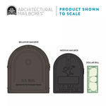 Architectural Bellevue Post Mount Mailbox