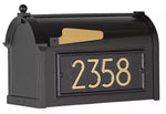 Whitehall Modern Streetside Mailbox (Optional Accessories)