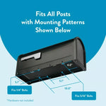 Architectural Winston Post Mount Mailbox