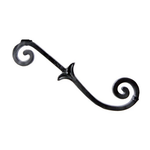 Custom Contemporary Mailbox Post System with Number Plate and Bracket CS-C2-9129