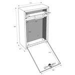Mail Boss Locking Security Drop Box