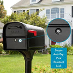 Architectural Oasis 360 Locking Post Mount Mailbox