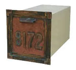 Streetscape Gateway Brass Recessed Locking Mailbox